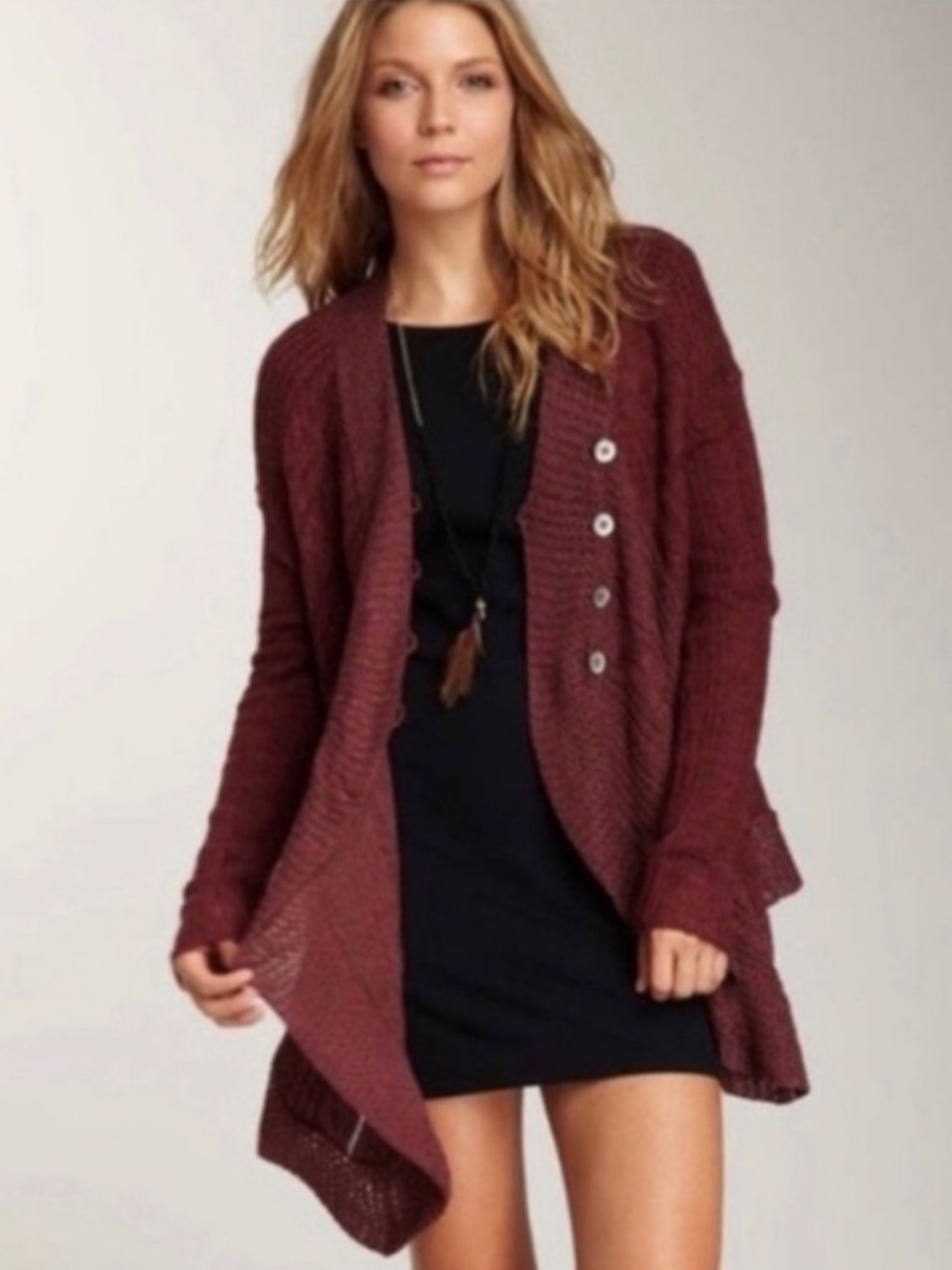 Free People Hemingway Cape Cardigan Size Small